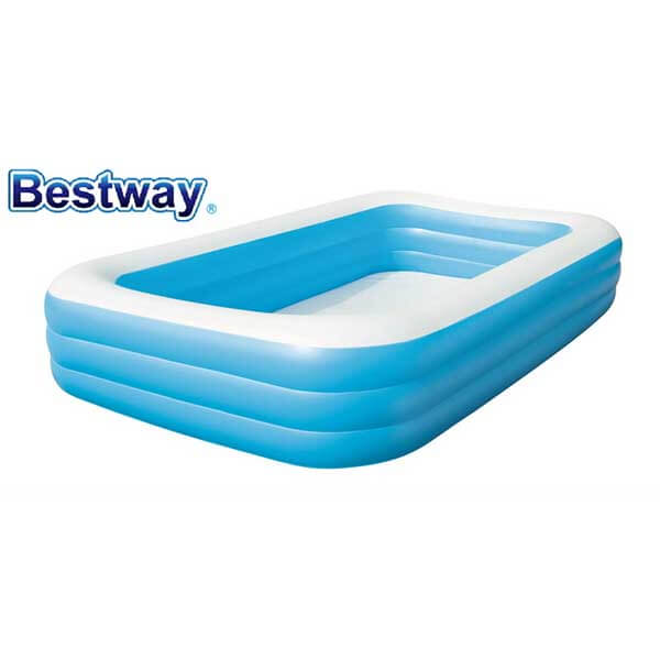 გასაბერი მართკუთხა აუზი BESTWAY 305X183X56-სმ 1161-ლიტრი