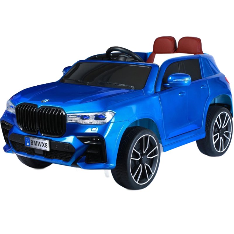 ბავშვის ელექტრო მანქანა BMW X8 BLUE - ბიგმარტი