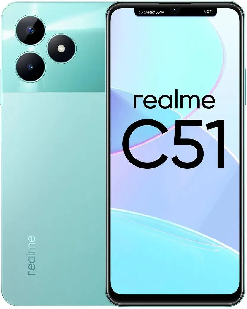 Realme C51 (4GB/128GB) Dual Sim LTE - Mint Green