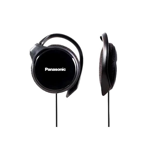 Panasonic RP-HS46 Clip Stereo On-Ear Headphones - Black