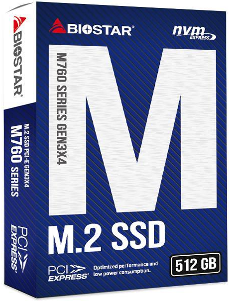 Biostar 512GB M760 M2 SSD