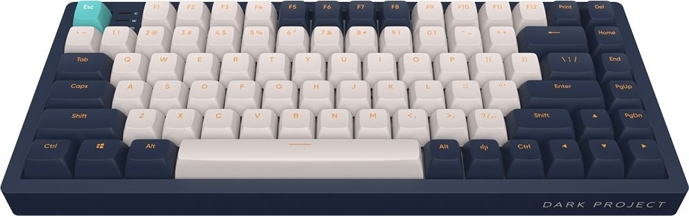 Dark Project KD83A Ivory Navy Blue RGB ANSI Layout EN