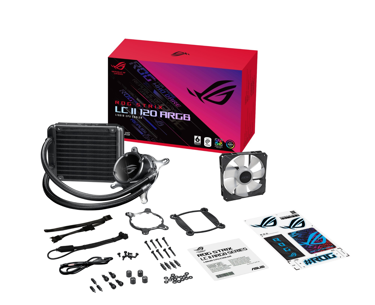 Asus ROG Strix LC II 120 ARGB all-in-one Liquid CPU Cooler (90RC00D1-M0UAY0)