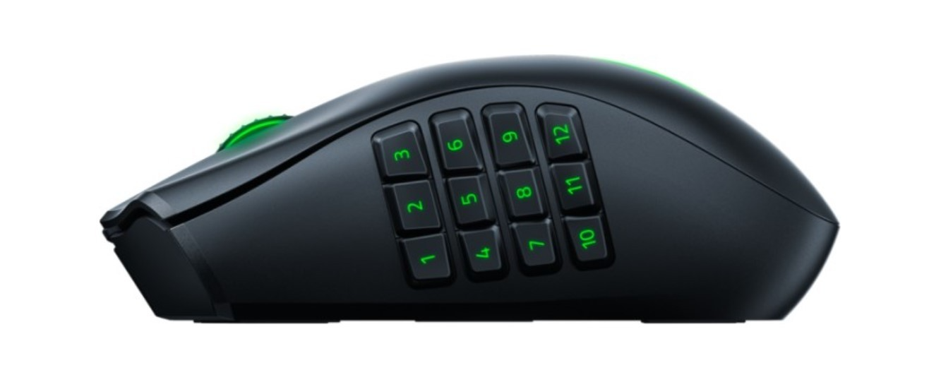 Razer Naga Pro Wireless Gaming Mouse (RZ01-03420100-R3G1) - Black