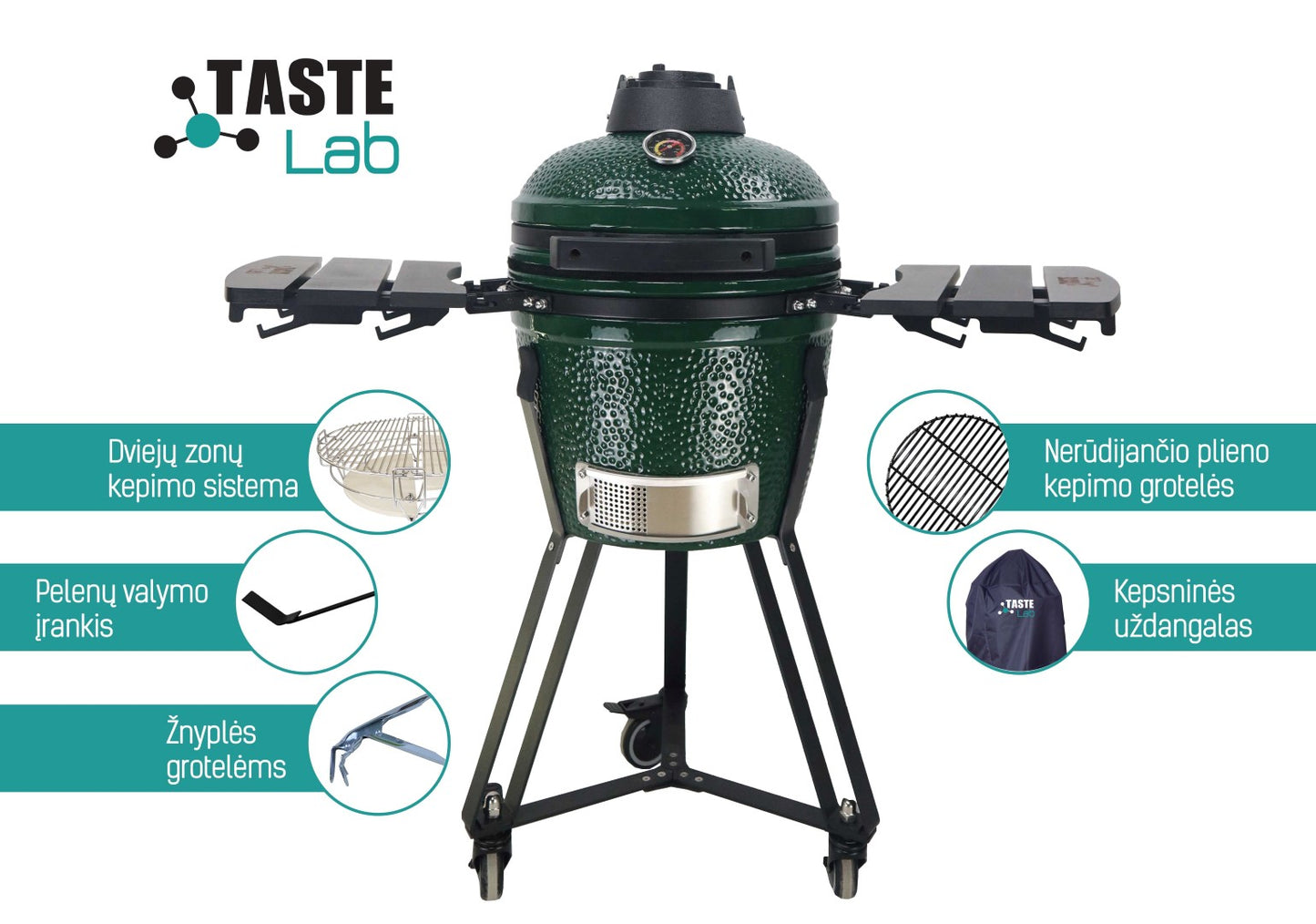 ბარბექიუ KAMADO TasteLab D40cm