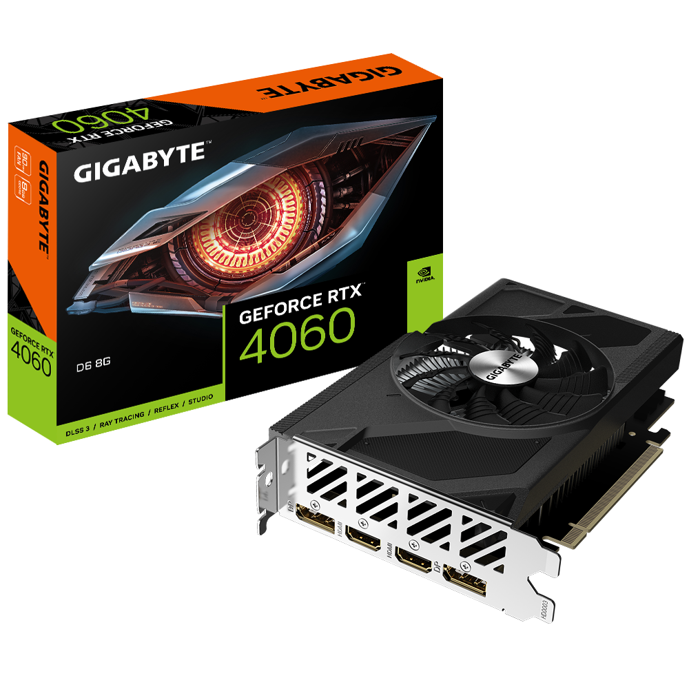 GIGABYTE GeForce RTX­­ 4060 D6 8G (GV-N4060D6-8GD)