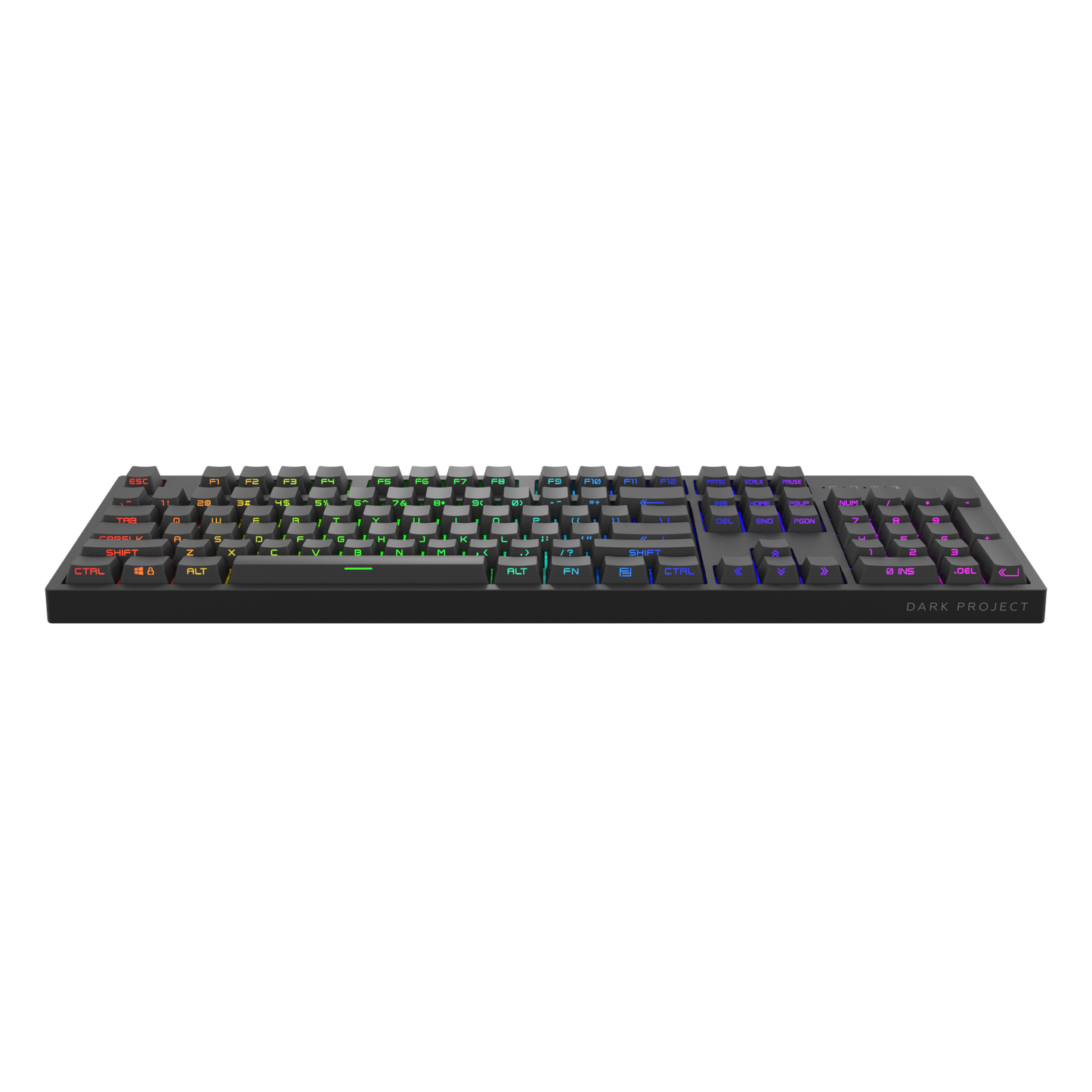 Dark Project - One KD PRO104A Keyboard ABS Gateron Optical Red EU