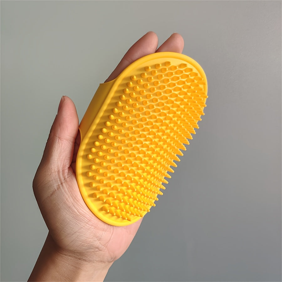 სილიკონის ჯაგრისი დისპენსერით