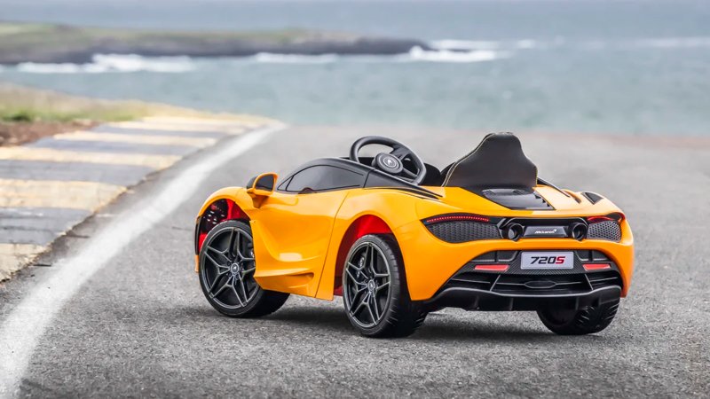 ბავშვის ელექტრო მანქანა MCLAREN 720S YELLOW - ბიგმარტი