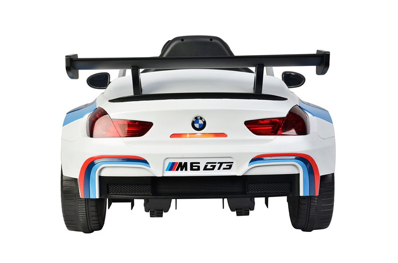 ბავშვის ელექტრო მანქანა BMW M6 5GT3 WHITE - ბიგმარტი