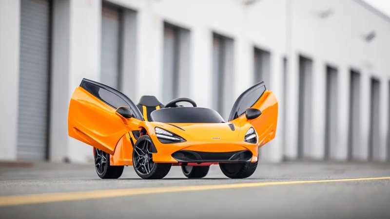 ბავშვის ელექტრო მანქანა MCLAREN 720S YELLOW - ბიგმარტი