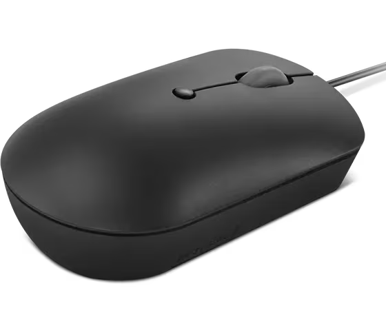 Lenovo 400 USB-C Wired Compact Mouse - Raven black