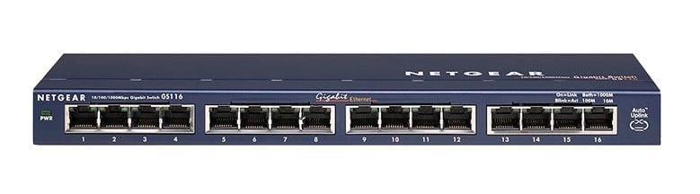 Netgear GS116 Gigabit 16-port Unmanaged Switch