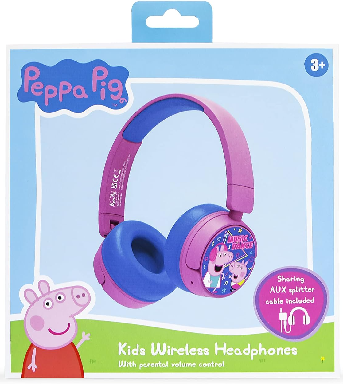 OTL Peppa Pig Music Dance Kids Wireless Headphone