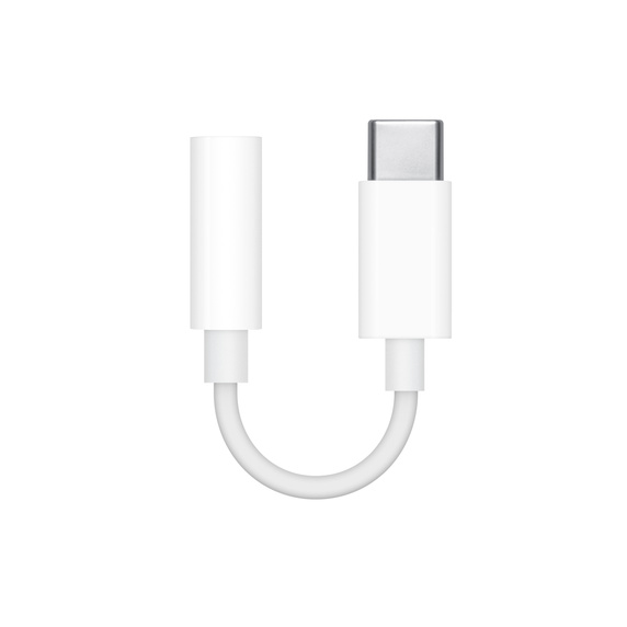 Apple USB-C to 3.5 mm Jack Adapter (MU7E2ZM/A)