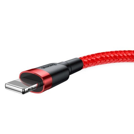 კაბელი Baseus Kevlar USB Cable Lightning 2.4A 1m CALKLF-B09 - ბიგმარტი