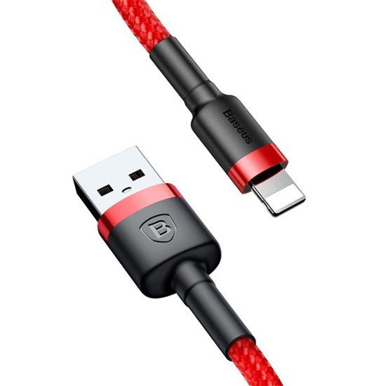 კაბელი Baseus Kevlar USB Cable Lightning 2.4A 1m CALKLF-B09 - ბიგმარტი