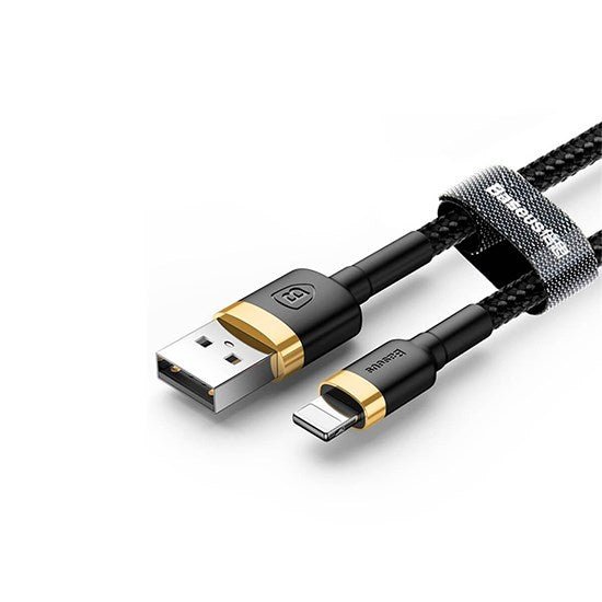 კაბელი Baseus Kevlar USB Cable Lightning 2.4A 1m CALKLF-BV1 - ბიგმარტი