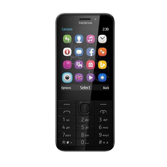 მობილური ტელეფონი Nokia 230 Dual Sim black - ბიგმარტი