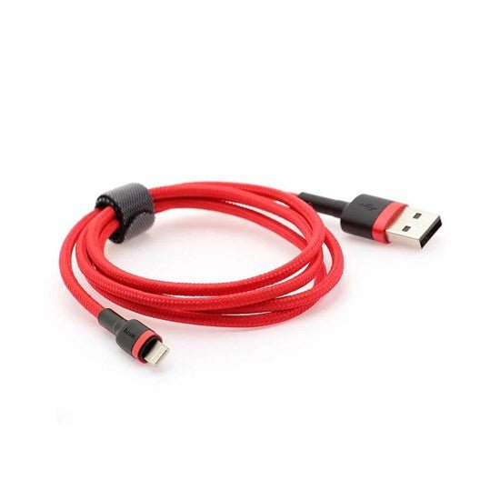 კაბელი Baseus Kevlar USB Cable Lightning 2.4A 1m CALKLF-B09 - ბიგმარტი