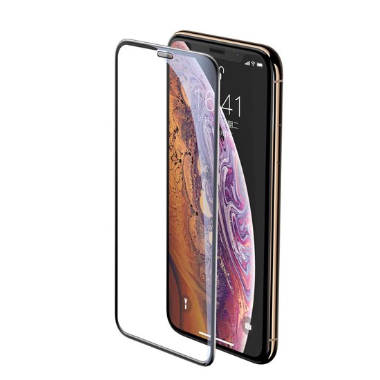 მობილურის დამცავი მინა Glass Pro+ Full Screen Tempered Glass 111D Apple iPhone 11 Pro Max - ბიგმარტი