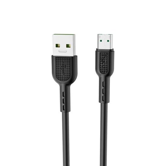 კაბელი Hoco 4A Surge Flash Charging Data Cable Micro X33 - ბიგმარტი