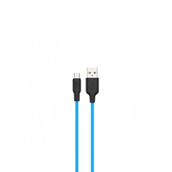 კაბელი Hoco Silicone charging cable Micro X21 - ბიგმარტი