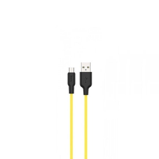 კაბელი Hoco Silicone charging cable Micro X21 - ბიგმარტი