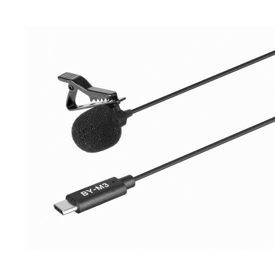 Lavalier მიკროფონი BOYA BY-M3 Digital Lavalier Microphone - ბიგმარტი