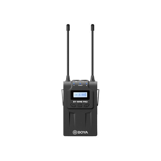 უკაბელო მიკროფონი BOYA BY-WM8 PRO-K2 Dual channel UHF Wireless microphone - ბიგმარტი