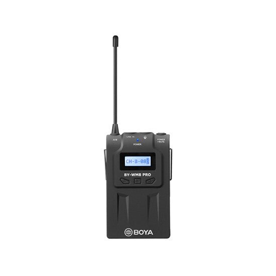 უკაბელო მიკროფონი BOYA BY-WM8 PRO-K2 Dual channel UHF Wireless microphone - ბიგმარტი