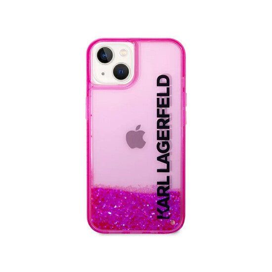 მობილურის ქეისი Karl Lagerfeld Liquid Glitter Elong Case iPhone 14 KLHCP14SLCKVF - ბიგმარტი