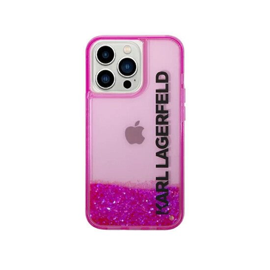 მობილურის ქეისი Karl Lagerfeld Liquid Glitter Elong Case iPhone 14 Pro KLHCP14LLCKVF - ბიგმარტი