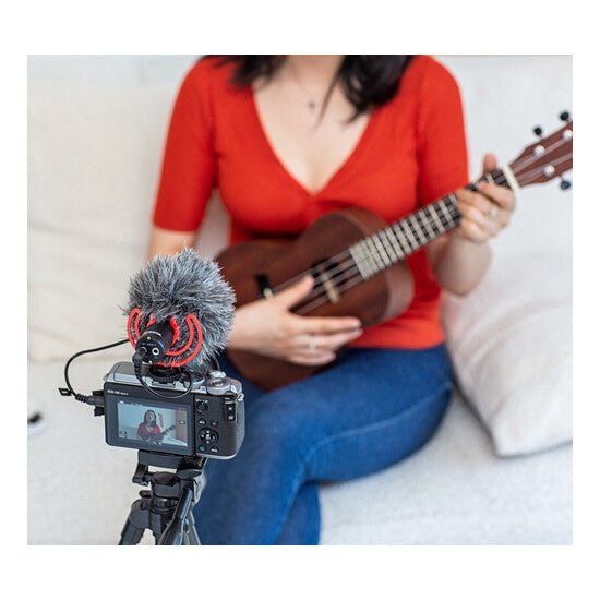 კამერის მიკროფონი BOYA BY-MM1+ Super-cardioid Condenser Shotgun Microphone - ბიგმარტი