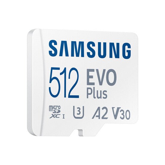 მეხსიერის ბარათი Samsung EVO Plus A2 V30 microSDXC UHS-I 512GB сlass10 - ბიგმარტი