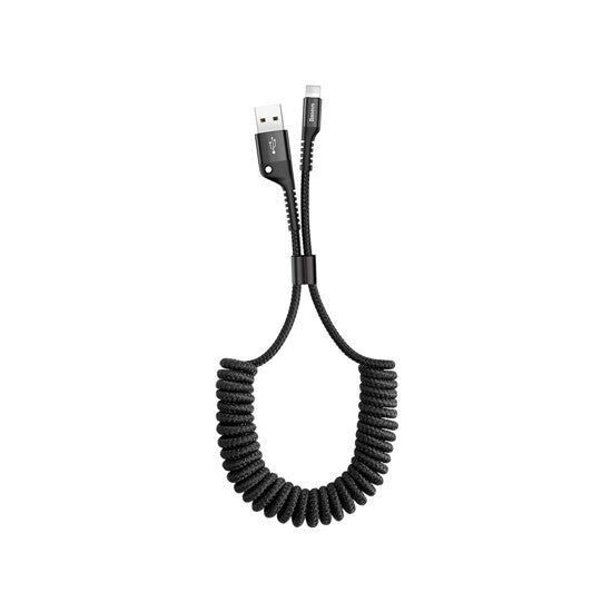 კაბელი Baseus Fish Eye Spring Data Cable CALSR-01 - ბიგმარტი