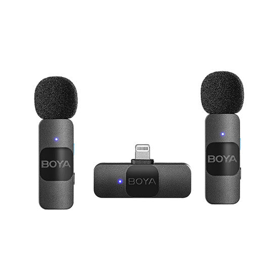 უკაბელო მიკროფონი Boya BY-V2 Ultracompact 2.4GHz Wireless Microphone System