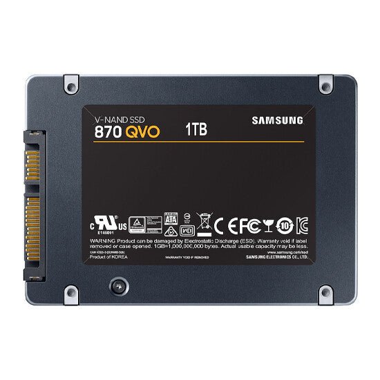 მყარი დისკი Samsung 870 QVO SATA 2.5 SSD 1 TB MZ-77Q1T0BW - ბიგმარტი