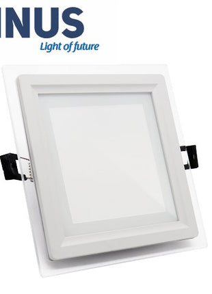 LINUS LED Glass Down Light (Square) 12w 6500K - ბიგმარტი