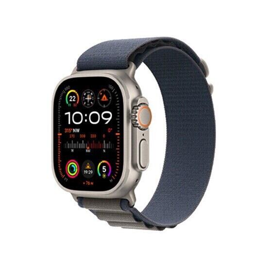 სმარტ საათი Apple Watch Ultra 2 49mm Titanium Blue Alpine Loop MREP3 M - ბიგმარტი