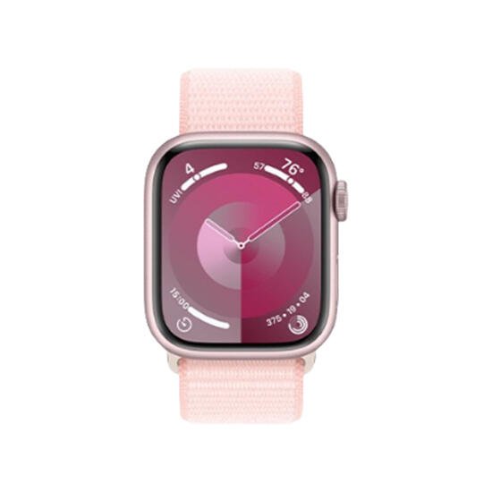 სმარტ საათი Apple Watch Series 9 GPS 41mm Pink Aluminum Case With Light Pink Sport Loop MR953 - ბიგმარტი