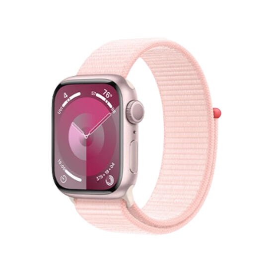 სმარტ საათი Apple Watch Series 9 GPS 41mm Pink Aluminum Case With Light Pink Sport Loop MR953 - ბიგმარტი