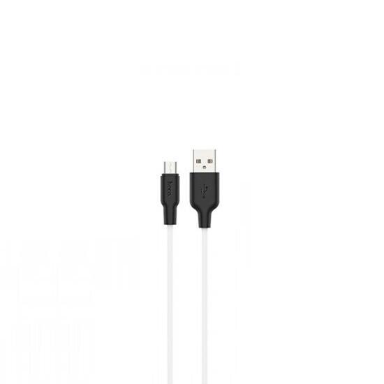 კაბელი Hoco Silicone charging cable Micro X21