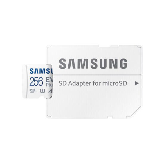 მეხსიერის ბარათი Samsung EVO Plus A2 V30 MIcroSDXC UHS-I 256GB - ბიგმარტი