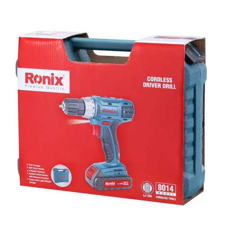 უსადენო ბურღი-სახრახნისი Ronix 8014 14.4V 26nm - ბიგმარტი