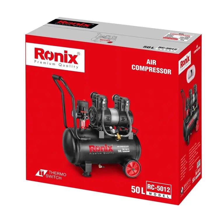 ჰაერის ჩუმი კომპრესორი Ronix RC-5012, 50ლ, 1680w - ბიგმარტი