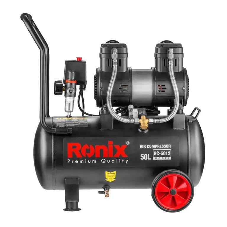 ჰაერის ჩუმი კომპრესორი Ronix RC-5012, 50ლ, 1680w - ბიგმარტი