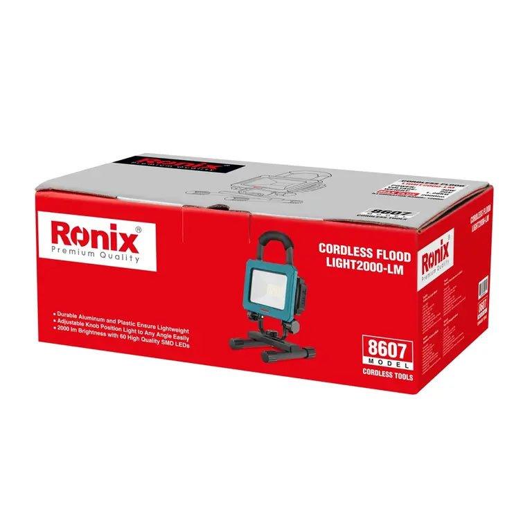 უსადენო პროჟექტორი Ronix 8607 20v 150-200 ლუმენი - ბიგმარტი