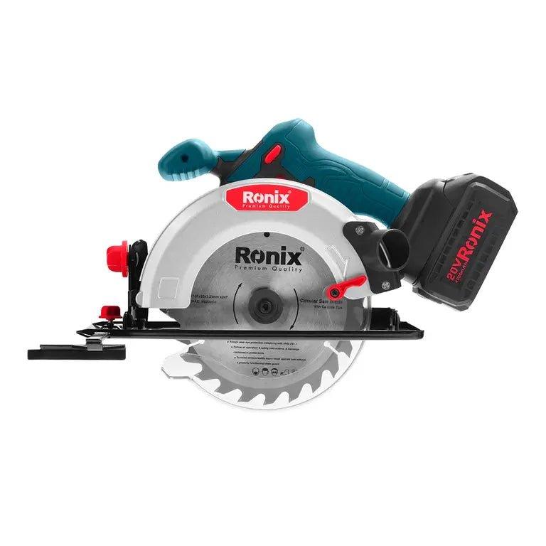 უსადენო ცირკულარული ხერხი Ronix 8609 20v - ბიგმარტი