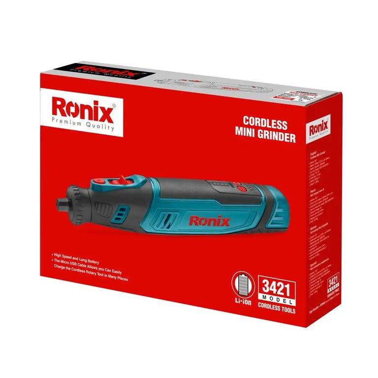 მინი ბორმანქანის ნაკრები Ronix 3421 3.2mm, 5000-30000RPM - ბიგმარტი